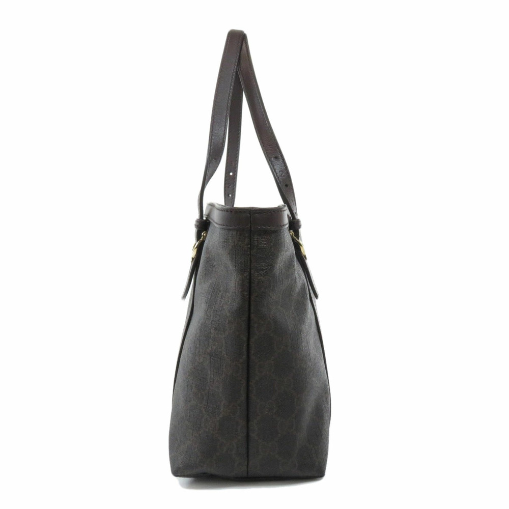 Gucci GG Supreme Nice Tote Bag dark brown canvas monogram - Picture 3 of 11